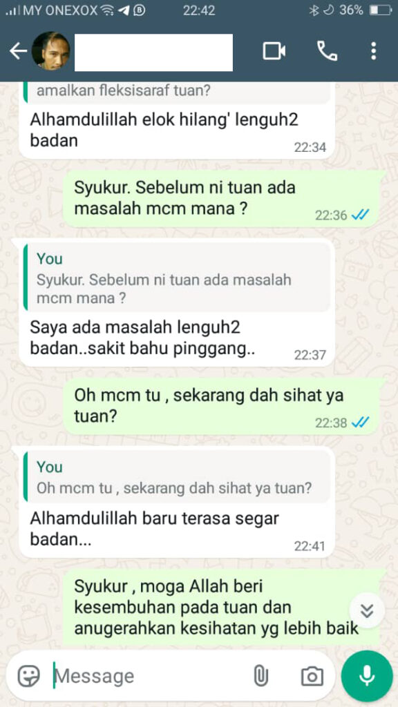 testimoni fleksisaraf 20